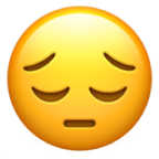 Грусный смайлик