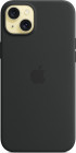 Силиконовый чехол MagSafe для iPhone 15 Plus Черный Изображение Силиконовый чехол MagSafe для iPhone 15 Plus Черный