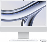 iMac 24" Retina 4,5K (M3 8C CPU, 10C GPU) 8Gb/512Gb Серебристый Изображение iMac 24" Retina 4,5K (M3 8C CPU, 10C GPU) 8Gb/512Gb Серебристый