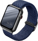 Плетеный ремешок Uniq ASPEN для Apple Watch 40-42 мм Синий Изображение Плетеный ремешок Uniq ASPEN для Apple Watch 40-42 мм Синий