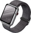 Плетеный ремешок Uniq ASPEN для Apple Watch 44-49 мм Серый Изображение Плетеный ремешок Uniq ASPEN для Apple Watch 44-49 мм Серый