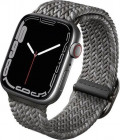 Плетеный ремешок Uniq ASPEN DE для Apple Watch 44-49 мм Серая галька Изображение Плетеный ремешок Uniq ASPEN DE для Apple Watch 44-49 мм Серая галька
