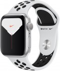 Watch Series 5, 40 мм Корпус из алюминия серебристого цвета, спортивный ремешок Nike цвета «Чистая платина/чёрный» Изображение Watch Series 5, 40 мм Корпус из алюминия серебристого цвета, спортивный ремешок Nike цвета «Чистая платина/чёрный»