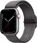 Изображение Плетеный ремешок Uniq ASPEN для Apple Watch 40-42 мм Серый