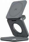 Беспроводное зарядное устройство Magssory Fold Pro Qi2 – 3 в 1 для iPhone, Watch, Airpods Темная ночь Изображение Беспроводное зарядное устройство Magssory Fold Pro Qi2 – 3 в 1 для iPhone, Watch, Airpods Темная ночь