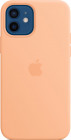 Силиконовый чехол MagSafe для iPhone 12 и iPhone 12 Pro Светло-абрикосовый Изображение Силиконовый чехол MagSafe для iPhone 12 и iPhone 12 Pro Светло-абрикосовый
